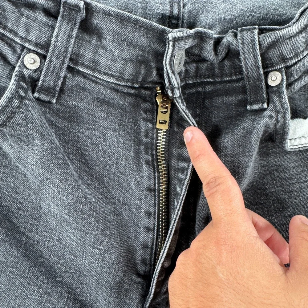Levi's Jeans‎ Men's 34x29 Black Denim Straight Faded Travel Outdoor Workwear